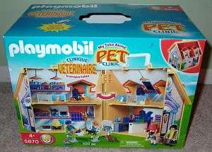Playmobil 5870 My Take Along Pet Clinic MISB Veterinary  