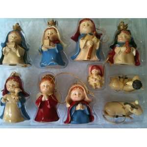    Holiday Living Childrens Nativity Set 10 Piece