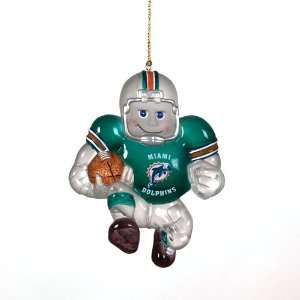  Pack of 2 NFL Miami Dolphins Halfback Player Christmas 