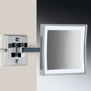   SNI 3X Windisch Wall Mount Led Mirror In Satin Nic 