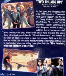 Galaxy Quest (VHS, 2000) Tim Allen, Sigourney Weaver, Alan Rickman 