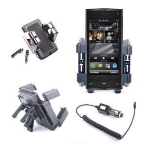   Holder & Cradle For Nokia X6 Phone & Car Charger   Life Time Warranty