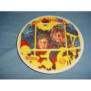   Shop Window 1977 Christmas Plate by Norman Rockwell 