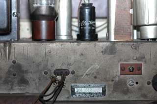 Vintage  Silvertone Console Tube Radio Model R71  