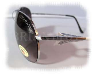 NWT US Polo ASSN Unisex Long Boat Sunglasses   Silver  