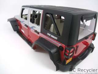   10 Jeep Wrangler Unlimited Body Axial SCX10 Scale Rock Crawler  