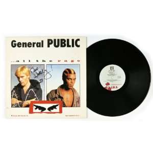   Public Dave Wakeling Autographed Vintage Record Album 