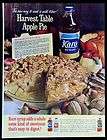 1962 karo syrup harvest table apple pie magazine ad returns