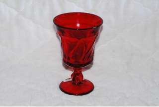 Fostoria Jamestown Ruby Red Water Goblet Goblets  