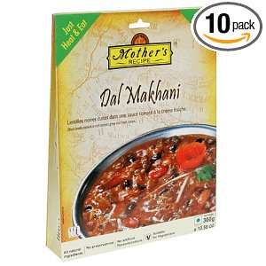 Mothers Recipe InstaMeals, Dal Makhani, 10.5 Ounce Packages (Pack of 