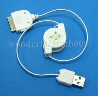 2x New Retractable USB Cable for Apple iPhone iPod  