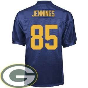  Bay Packers #85 Greg Jennings Jersey Authentic Football Blue Jerseys 