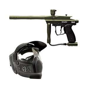  Kingman Spyder Sonix Paintball Gun + Avant Goggles   Black 