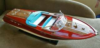 Riva Ariston 35 model speed boat wood speedboat display ship  