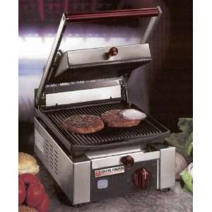   Single 120V Panini Grill   Grooved Top and Bottom