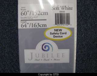 Jubilee Room Darkening Vinyl Mini Blinds 60 Wide 6064W ~STSI 