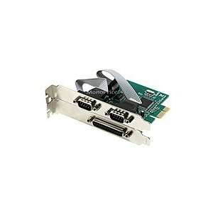 Brand New PCI Express 2x Dual RS 232 Serial Port and 1x Parallel Port 