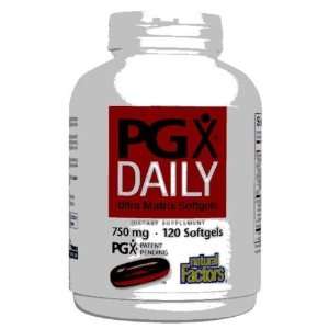 2 Pack PGX Daily By Natural Factors (2 X 120 Capsules 