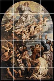XL Peter Rubens Religious Painting Ceramic Bathroom Shower Tile 