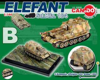 Dragon Can.Do WWII German Tanks 1144 scale Elefant / Ferdinand Series 