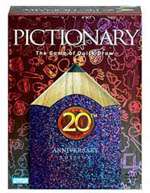  Pictonary Board Game, Pictonary words   Milton Bradley Pictionary Game