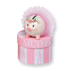  Pink Mini Ballerina Piggy Bank Jewelry