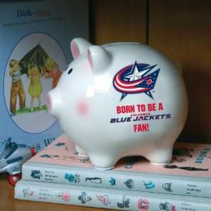   of 3 NHL Born To Be A Blue Jackets Fan Piggy Banks