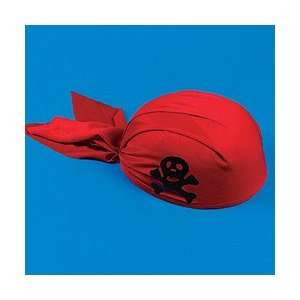  Adult Red Pirate Scarf Hat [Toy] 