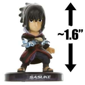  Sasuke [Black Eyes] ~1.6 Mini Figure with Stand Naruto Shippuden 