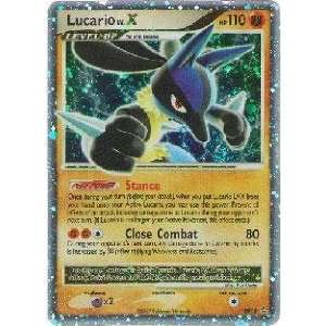  Pokemon Collectible Tin Promo Single Card Lucario Lv. X 