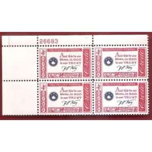 Postage Stamps US And This Be Our Motto Sc1142 MNHVFOG Block Of 4