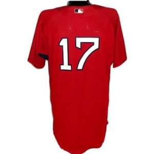   Used Batting Practice Red Jersey (XL) (MLB Auth) Sports Collectibles