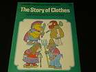 Vintage 70s BIG Giant History of Clothes Coloring Book 