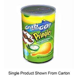 Pringles Grab and Go Chips, Sour Cream and Onion, 12 Count  