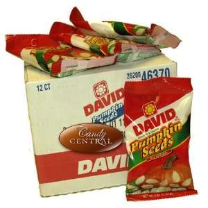 David Pumpkin Seeds Large Bag   (12 Ct)  Grocery & Gourmet 