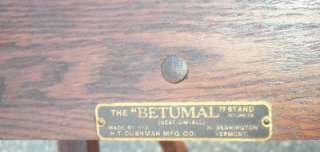   Mission Oak Cushman Betumal Telephone Table Desk & Chair  