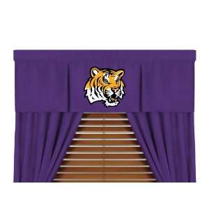 Best Quality Mvp Valance   Lousisana State Tigers NCAA /Color Purple 