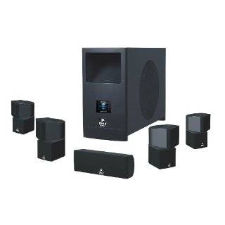 Pyle Home PHSA5 5.1 Home Theater System With Active Subwoofer and Five 