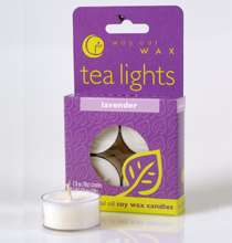 Vermont Soy Way Out Wax~TEALIGHT CANDLES~4 pack  