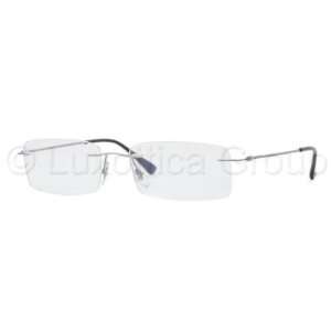  Eyeglasses Ray Ban Vista RX8680 1127 TITANIUM DEMO LENS 