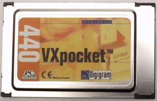 Digigram VXpocket 440 Laptop AES S/PDIF Digital Audio Interface 
