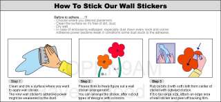 Modern Flowers Tree Wall Stickers Vinyl Decals Home Decor   BUY 1 GET 