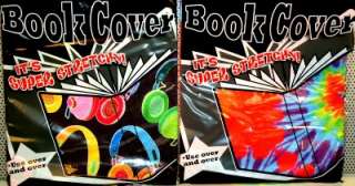 NEW Fabric Stretch Book Covers Headphones & Tie Dye  