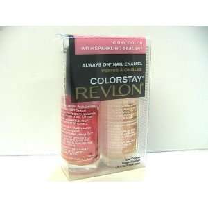 Revlon ColorStay Nail Polish Enamel, Always Pink (Sheer Sparkling Pink 
