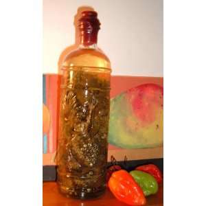   Infused Herbal Vinegar 16 Ounce Decorative Bottle 