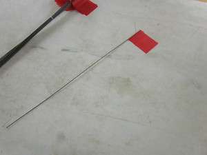 LOT OF ~50~ SURVEY MARKING ELECTRIC LINES WARNING ~RED~ STAKE FLAGS 21 