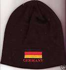 GERMANY FLAG BLACK BEANIE German