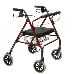  Drive Medical Drive Bariatric Rollator With Padded Seat 