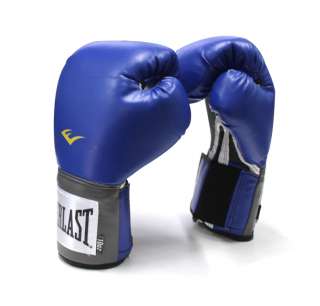 Everlast]MMA Boxing Prostyle training Gloves 10~14oz Blue MuayThai 