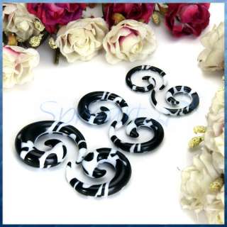 Set 7Sizes 3mm 12mm Acrylic Taper Ear Stretcher Gauging Tunnel 